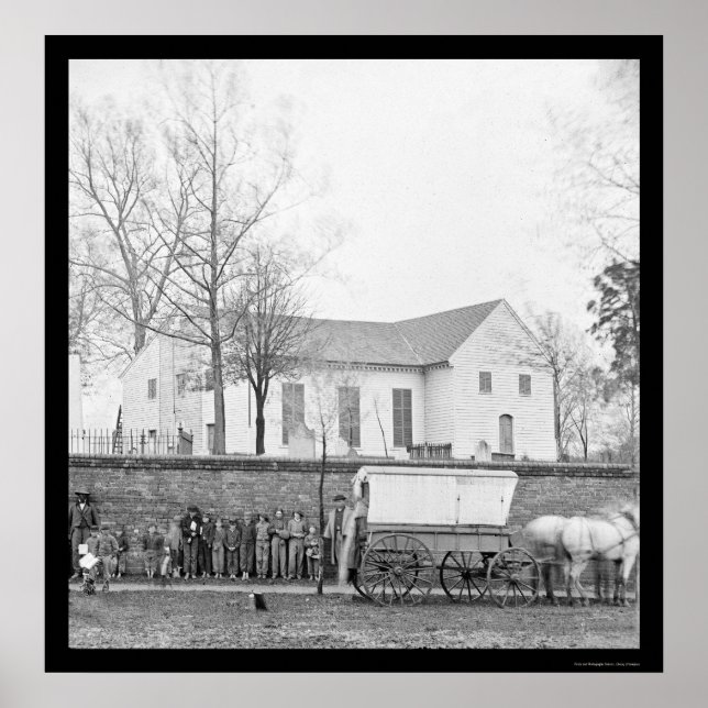 St. John's Church in Richmond, VA 1865 Poster (Front)