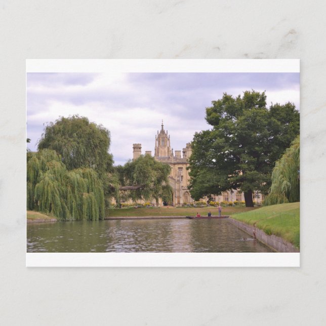 St. John's College Cambridge Postcard (Front)