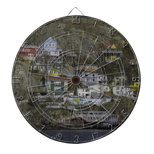 St Johns Dartboard With Darts (Front)