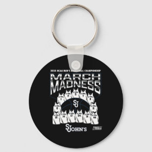 St. John's March Madness 2025 Men's Sketll Nil  Keychain