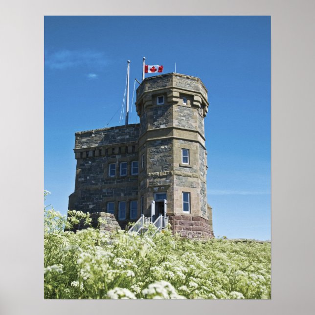 St. John's, Newfoundland, Canada, Cabot Tower, Poster (Front)
