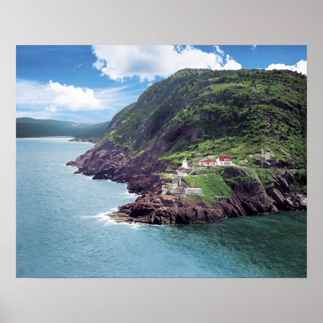 St. John's, Newfoundland, Canada, historic Fort Poster (Front)