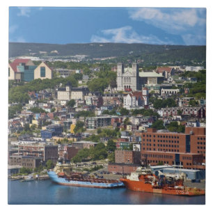 St. John's, Newfoundland, Canada, the coastline Ceramic Tile