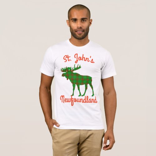 StJohns Newfoundland  moose customizable shirt