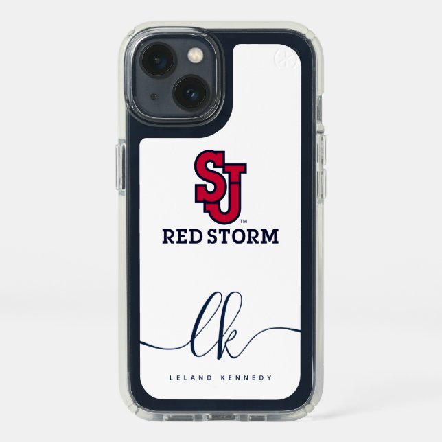 St. John's Red Storm | Add Your Name Speck iPhone 13 Case (Front)