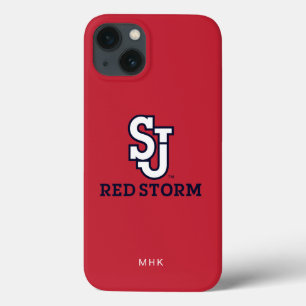 St. John's Red Storm Monogram iPhone 13 Case