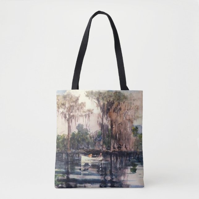 St. John's River, Florida by Winslow Homer Tote Bag (Front)