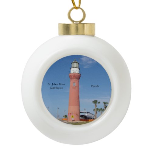 St. Johns River Lighthouse ball ornament