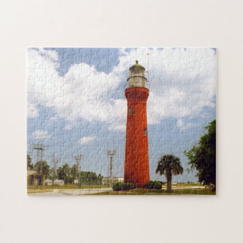 St Johns River Lighthouse Mayport Florida Jigsaw Puzzle