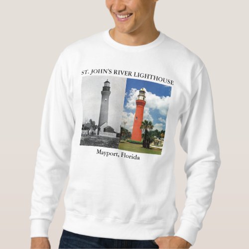 St Johns River Lighthouse Mayport Florida Sweatshirt