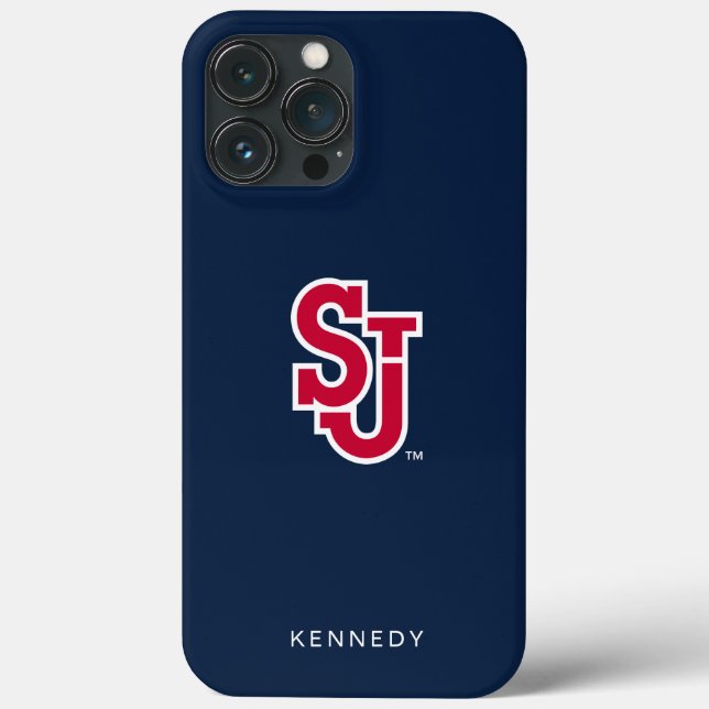 St. John's University SJ | Add Your Name Case-Mate iPhone Case (Back)
