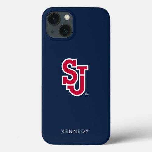 St Johns University SJ  Add Your Name iPhone 13 Case