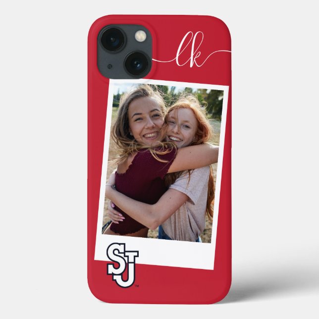 St. John's University SJ | Add Your Photo Case-Mate iPhone Case (Back)