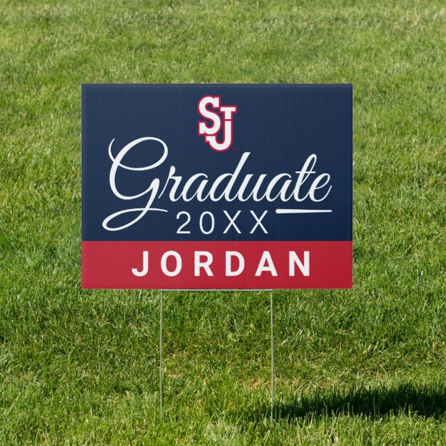 St. John's University SJ | Graduate Class of Sign (Insitu)