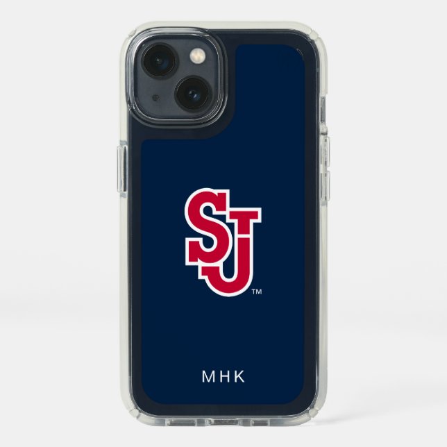 St. John's University SJ | Monogram Speck iPhone 13 Case (Front)