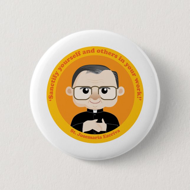 St. Josemaria Escriva Button (Front)