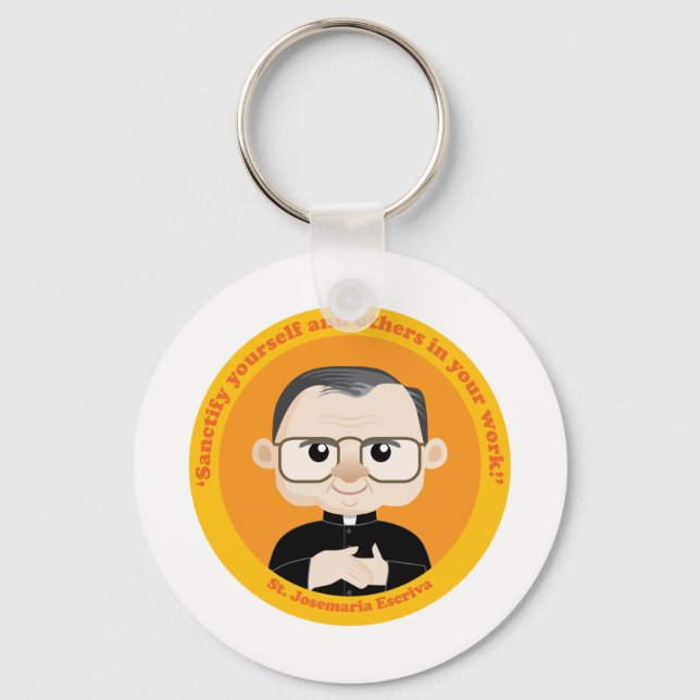 St. Josemaria Escriva Keychain (Front)