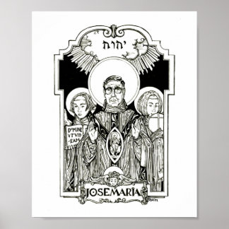 St. Josemaria Escriva Poster