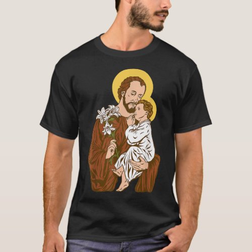 St Joseph and Child Jesus Consecration 2021 Cathol T_Shirt