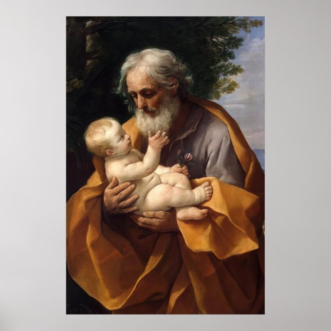 St Joseph and the  Child Jesus -  Guido Reni Poster (Front)