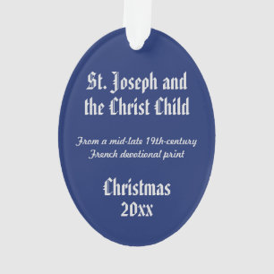St. Joseph and the Christ Child (DPT 002) Ornament