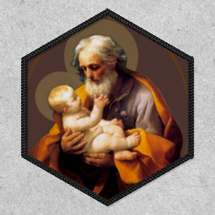 St. Joseph Baby Jesus Catholic Religious Patch