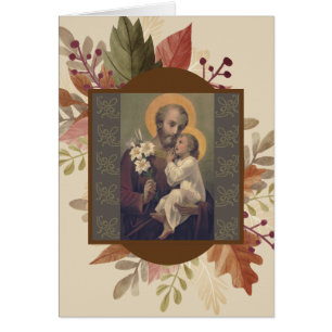 St. Joseph Baby Jesus Leaves Cards