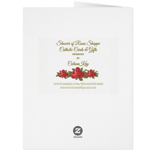 St. Joseph Baby Jesus  Lily (Back)