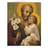 St. Joseph Baby Jesus  Lily (Front)