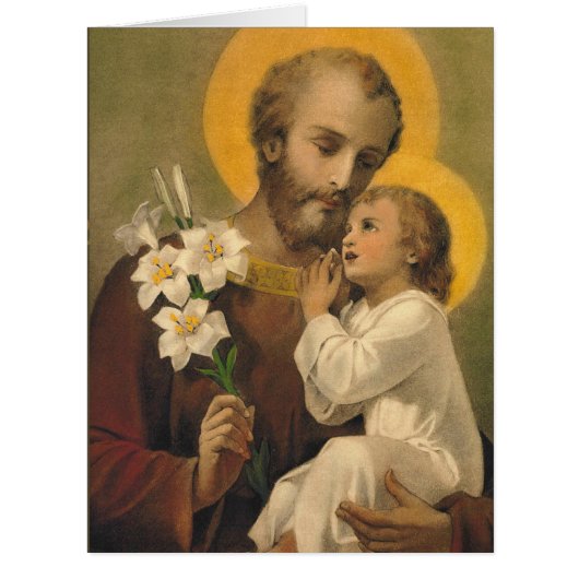 St. Joseph Baby Jesus  Lily (Front)