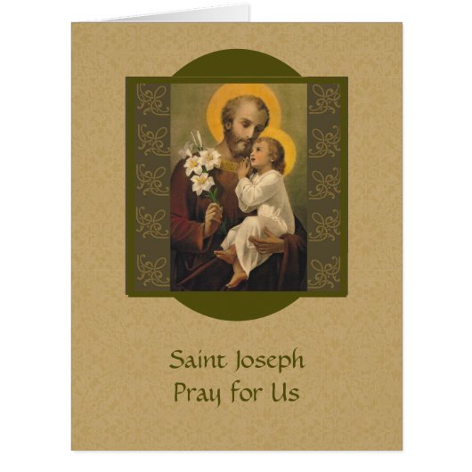 St. Joseph Baby Jesus Lily (Front)