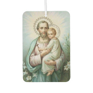 St. Joseph Baby Jesus Lily Air Freshener
