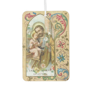 St. Joseph Baby Jesus Traditional Catholic Air Freshener