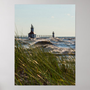 St Joseph Behind Sea Oats Poster