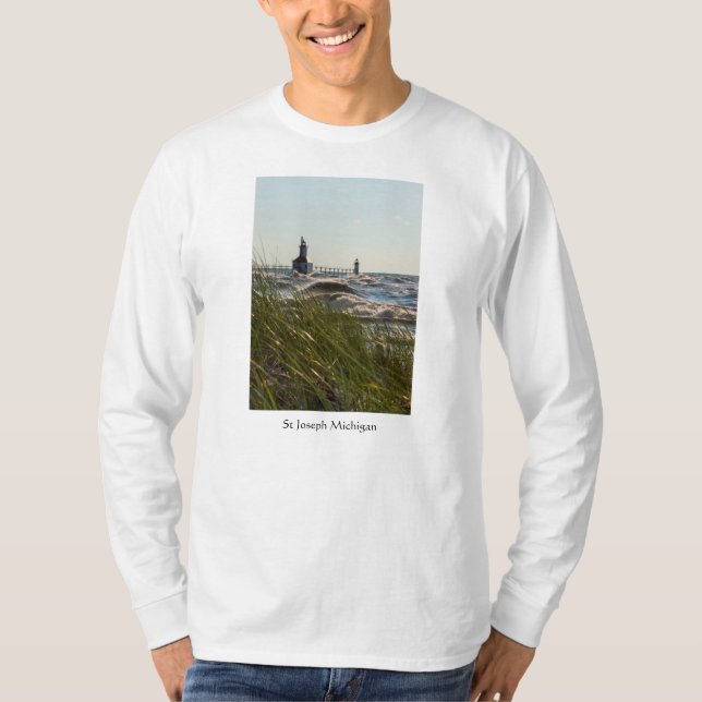 St Joseph Behind Sea Oats T-Shirt (Front)