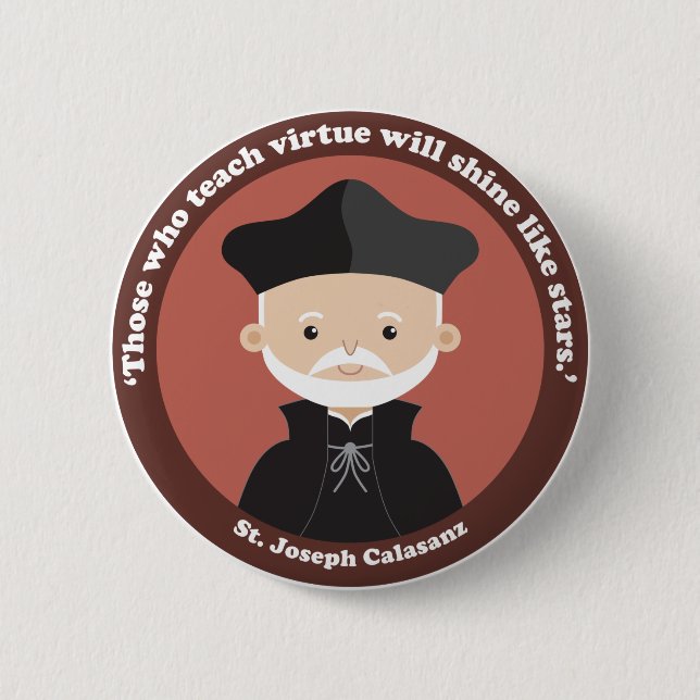 St. Joseph Calasanz Button (Front)