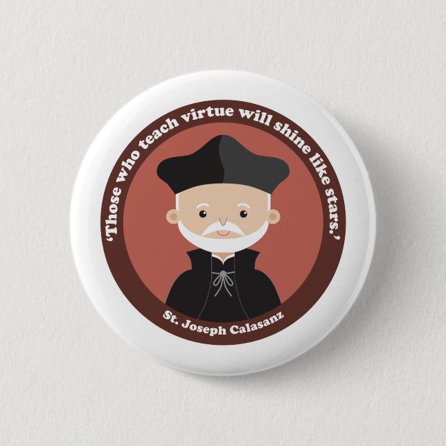 St. Joseph Calasanz Button (Front)