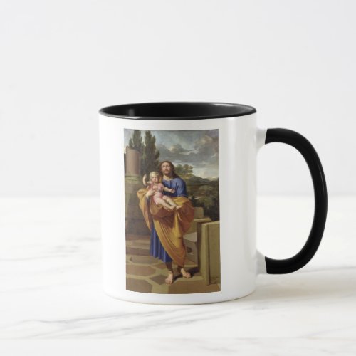 St Joseph Carrying the Infant Jesus 1665 Mug