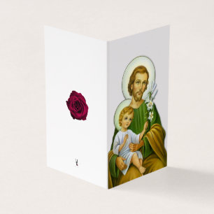 St. Joseph Catholic Condolence Thank You Cards