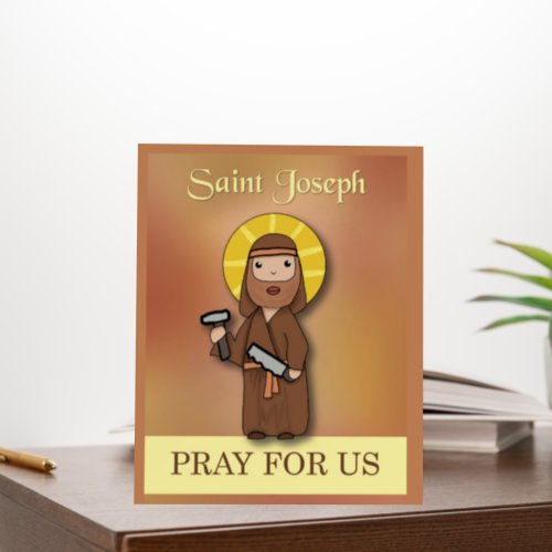 St Joseph Catholic Feast Saints Day Pray for Us Foam Board