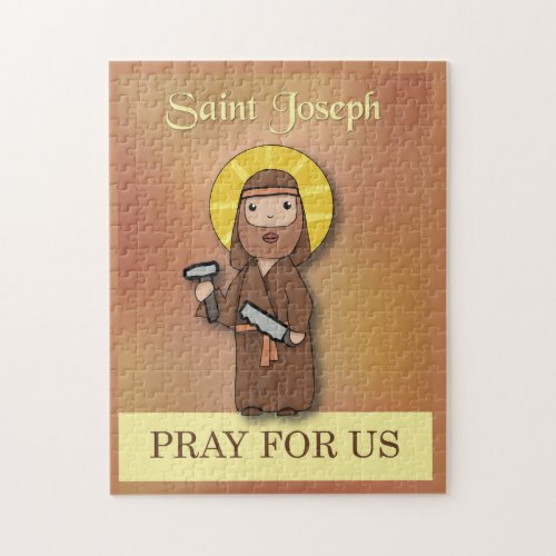 St Joseph Catholic Feast Saints Day Pray for Us Jigsaw Puzzle
