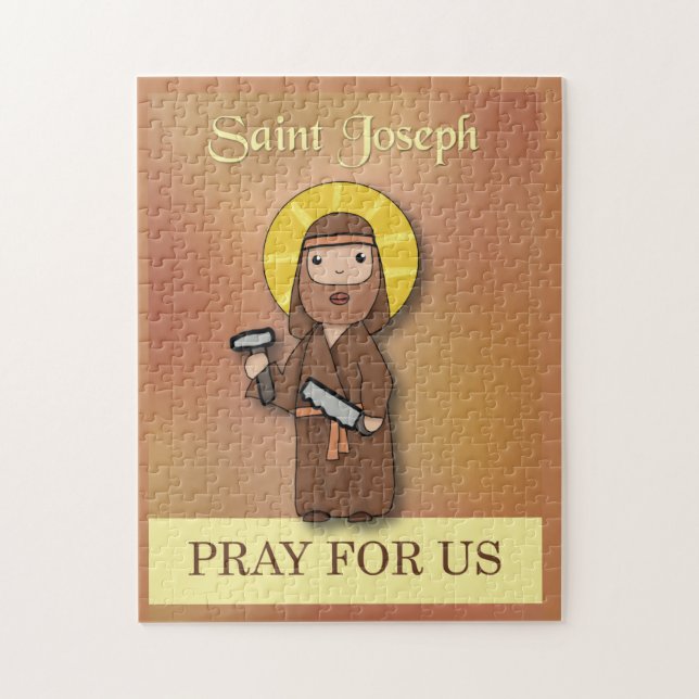 St. Joseph Catholic Feast Saints Day Pray for Us Jigsaw Puzzle (Vertical)