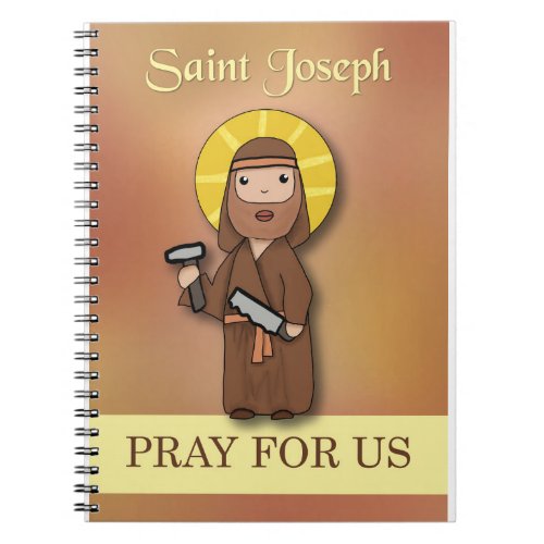 St Joseph Catholic Feast Saints Day Pray for Us Notebook