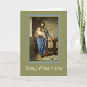 St. Joseph & Child Jesus FATHER'S DAY Card