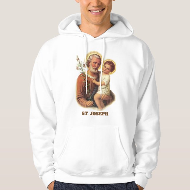St. Joseph Child Jesus Hoodie (Front)