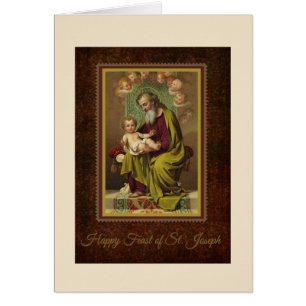 St. Joseph Child Jesus Religious Prayer Cards
