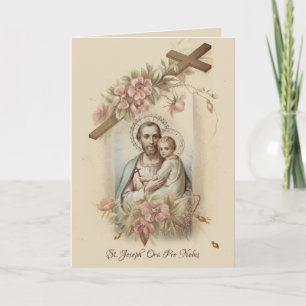 St. Joseph Child Jesus Religious Traditional Card