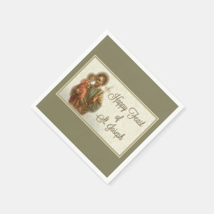 St. Joseph Day Feast Napkins