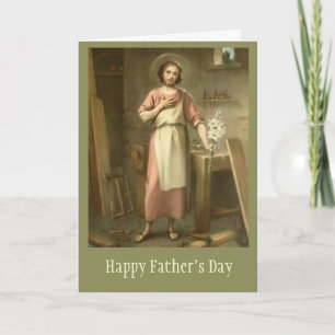 St. Joseph FATHER'S DAY Lily Card
