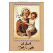 St. Joseph Feast Day Card (Front)